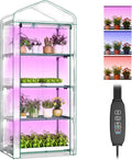 docred indoor greenhouse with grow light, 4-tier mini, main product view