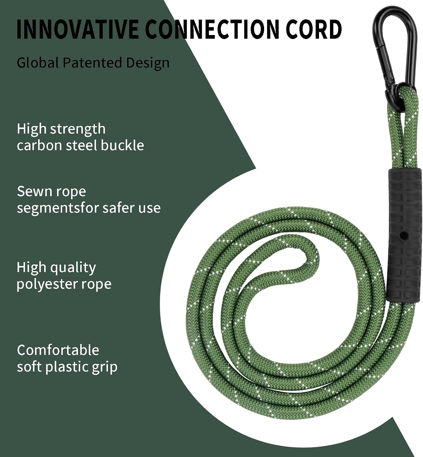 Heavy Duty Tree Swing Ropes, Hammock Tree Straps Hanging Kit, for Outdoor Swings Hammock Playground Set Accessories (1.75ft,21",Green,2Pack)