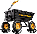 cammoo 13" no-flat tires 1400lb garden cart wheelbarrow, main product view