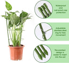 Kgozwon 4 Pack Tomato Cage Plant Support Cages for Garden, 24 inches Trellis for Climbing Plants, Upgrade Garden Plant Stakes with Adjustable Ring, Tomato Rings for Support, with Twist Tie