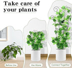 ZOUTOG Trellis for Climbing Plants Indoor 4 Pack 30 Inch,Rustproof Metal Garden Trellis for Potted Plants,Houseplant Support Indoor Outdoor for Ivy Pothos Monstera Hoya Flower Vines(Butterfly Shape)