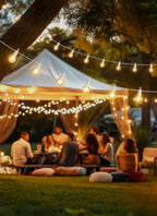 Brightown 69 Feet LED Outdoor String Lights with Shatterproof G40 Edison Bulbs, Connectable and Weatherproof Strand, Commercial Grade Patio Lights for Backyard Garden Patio Decorative, White