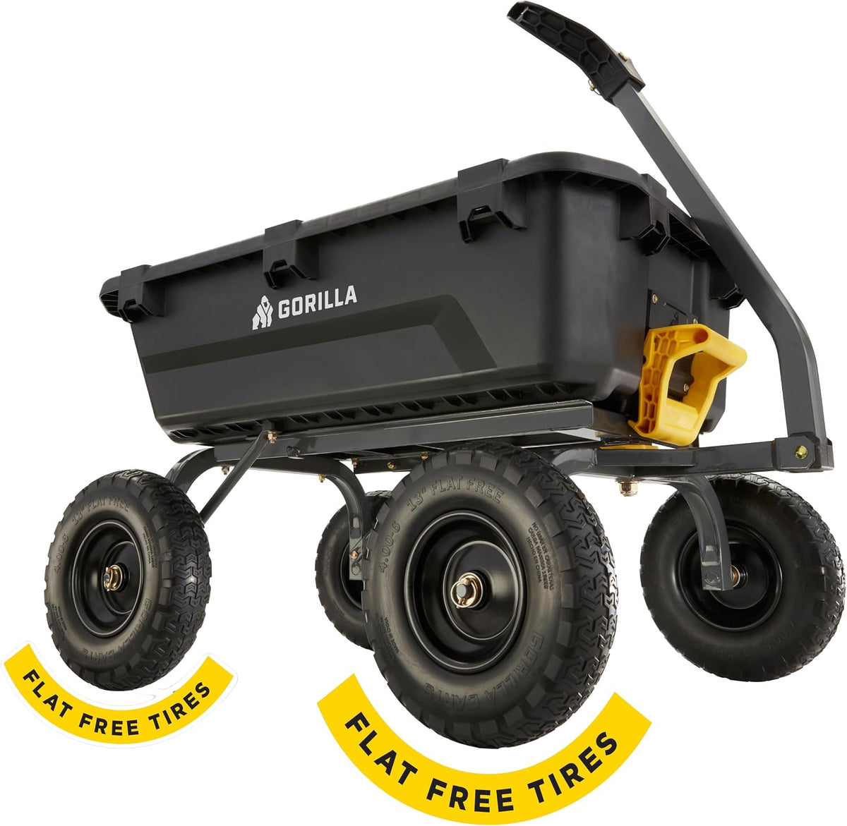 gorilla carts dump garden cart, 7 cu ft,1200, main product view
