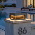 8'' outdoor post lights hard wired, ac100-240v pillar, main product view