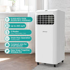 hisense portable air conditioner 6,000 btu cooling dehumidifier, close-up detail