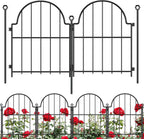 blingluck decorative garden fence, 17in(h) x 21ft(l), with, main product view