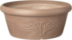 Arcadia Garden Products PSW TA30TP Plastic/Stone/Wood Composite Bulb Pan – No Drainage Hole (Drillable), Planter Bowl for Succulents, Bonsai, Fairy Gardens, Herbs,12-Inch, Taupe