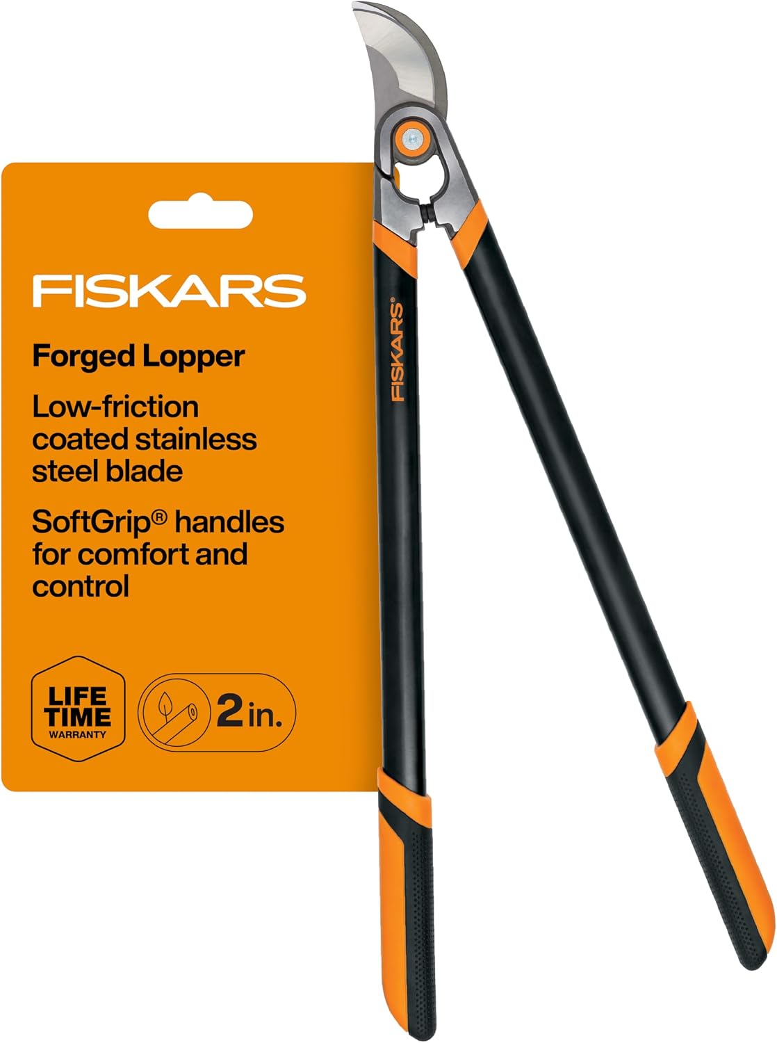 fiskars 30" forged garden bypass loppers, 2" cut, main product view