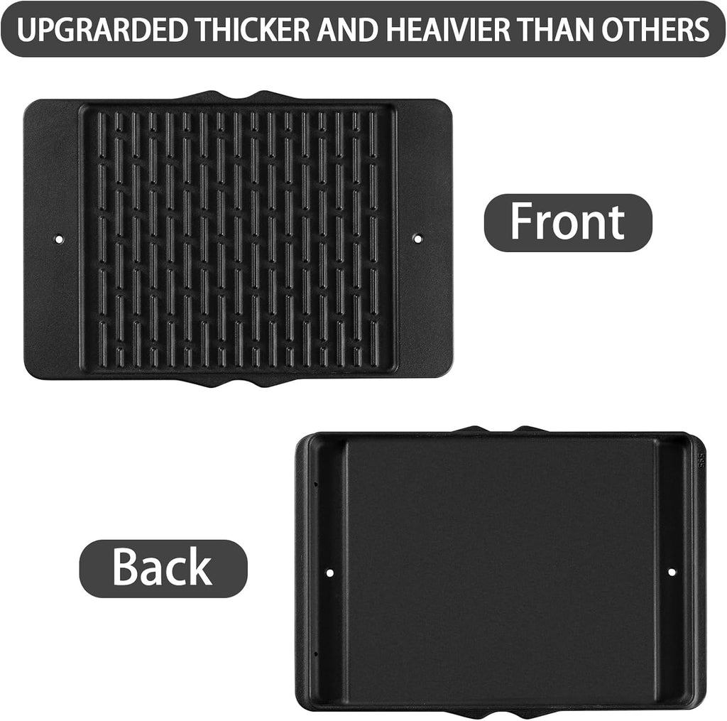 Reversible 7598 Replacement Parts for Weber Grill Griddle Spirit 300 Series Spirit E-310 E-315 E-320 E-330 S-310 S-315 Spirit ii E310, Weber Genesis Cast Iron Griddle Fits Other Brand Grills 1 Pack