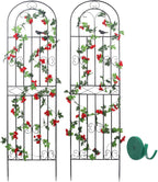 70.8" h x 19.7" w metal garden trellis, main product view