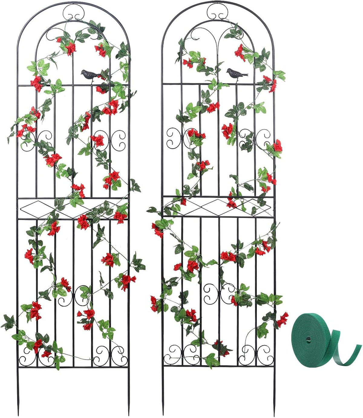 70.8" h x 19.7" w metal garden trellis, main product view