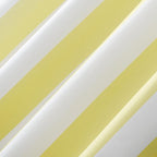 Sun Zero Valencia 2-Pack Cabana Stripe Indoor/Outdoor UV Protectant Energy Efficient Grommet Curtain Panel Pair, Yellow, 54" x 84"