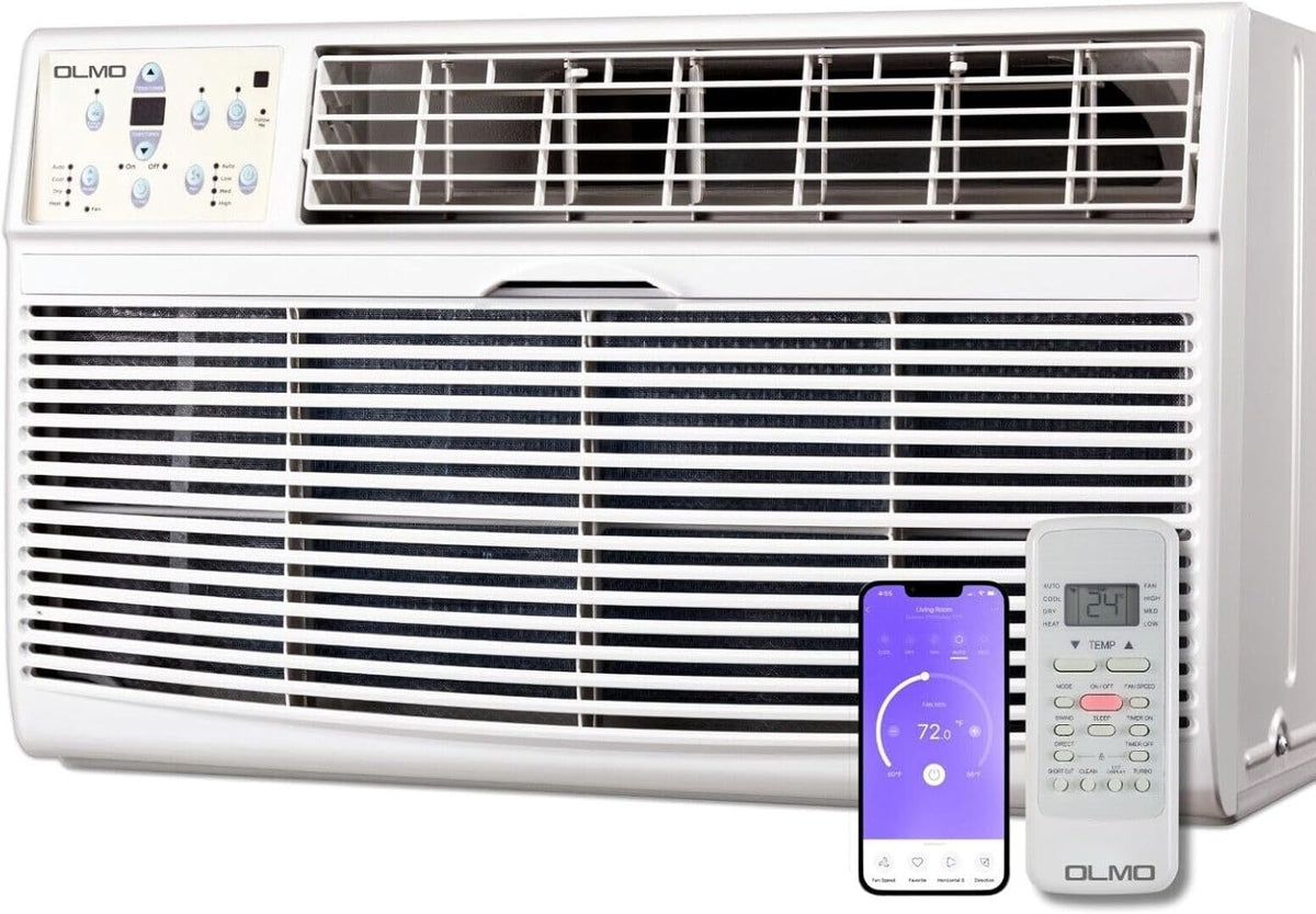 olmo 8,000 btu 115v through-the-wall air conditioner with, main product view