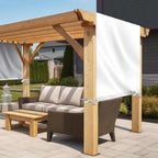 Universal Pergola Replacement Canopy Outdoor Canopy Shade Cover Waterproof Shade Top Cover for Outdoor Patio Porch Backyard(16 x 7 ft,Beige)