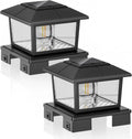 volisun metal solar post cap lights, edison bulb, main product view