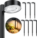 8 Pack Solar Pathway Lights Outdoor, Up to 12Hrs Solar Light | Larger Focused Spot Lens, Waterproof Solar Light for Garden, Walkways, Landscape Path