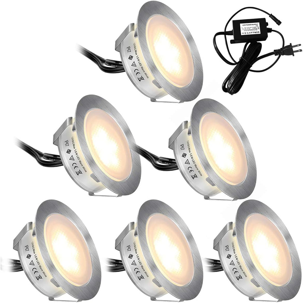 smy lighting recessed led deck lights kits 6 shown in use