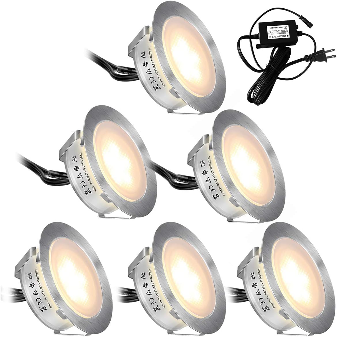 smy lighting recessed led deck lights kits 6 shown in use