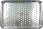 Pactogo 16" x 11" Aluminum Foil BBQ Gourmet Grill Topper Pan (Pack of 12)