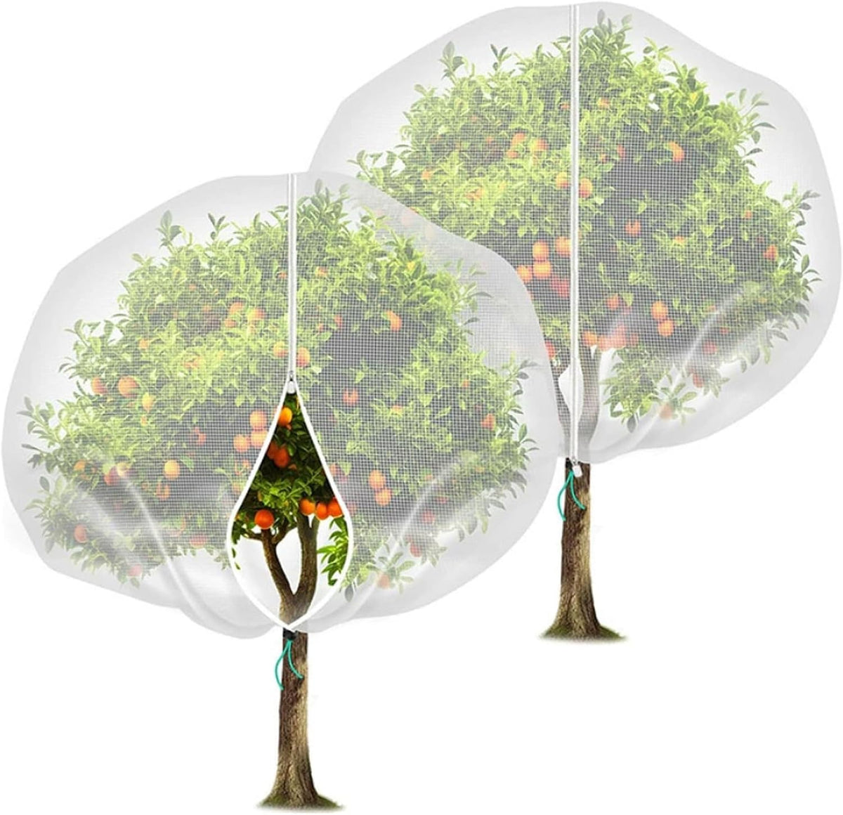 drawstring & zipper fruit tree netting cover, main product view