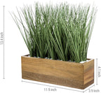 mygift 12 in acacia wood rectangle planter box, package contents