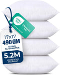 utopia bedding throw pillows, decorative 17x17 pillow inserts, main product view