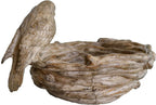 Outdoor Bird Feeder Wild Bird Bath Bowl, 7.8×7.8×5.1 Inches