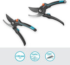 Gardena Secateurs PremiumCut Pro Fresh Wood, Bypass, 24 mm Cutting Diameter, ErgoTec Handle with Soft Grip, Precision-Ground Steel Blades, PowerCoating (12251-20)