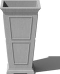 Veradek Brixton Series Tall Planter - Large Outdoor Planter for Front Porch/Patio | Crack-Resistant Plastic for All-Weather Use | Classic Estate Design for Tall Plants, Flowers, Trees