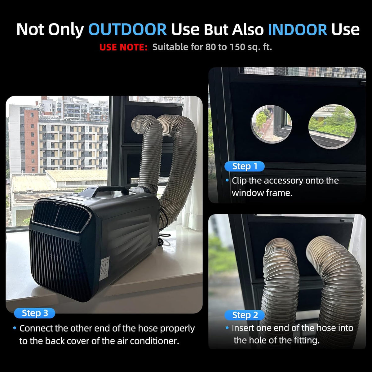 outohome portable camping air conditioner, 5200 btu tent, view 9