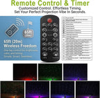Laser Christmas Projector Lights Outdoor, Aluminum Alloy 3-Color Star Projector, Waterproof with Remote & Timer for Holiday Party, Yard Patio Xmas Decor (RGB)