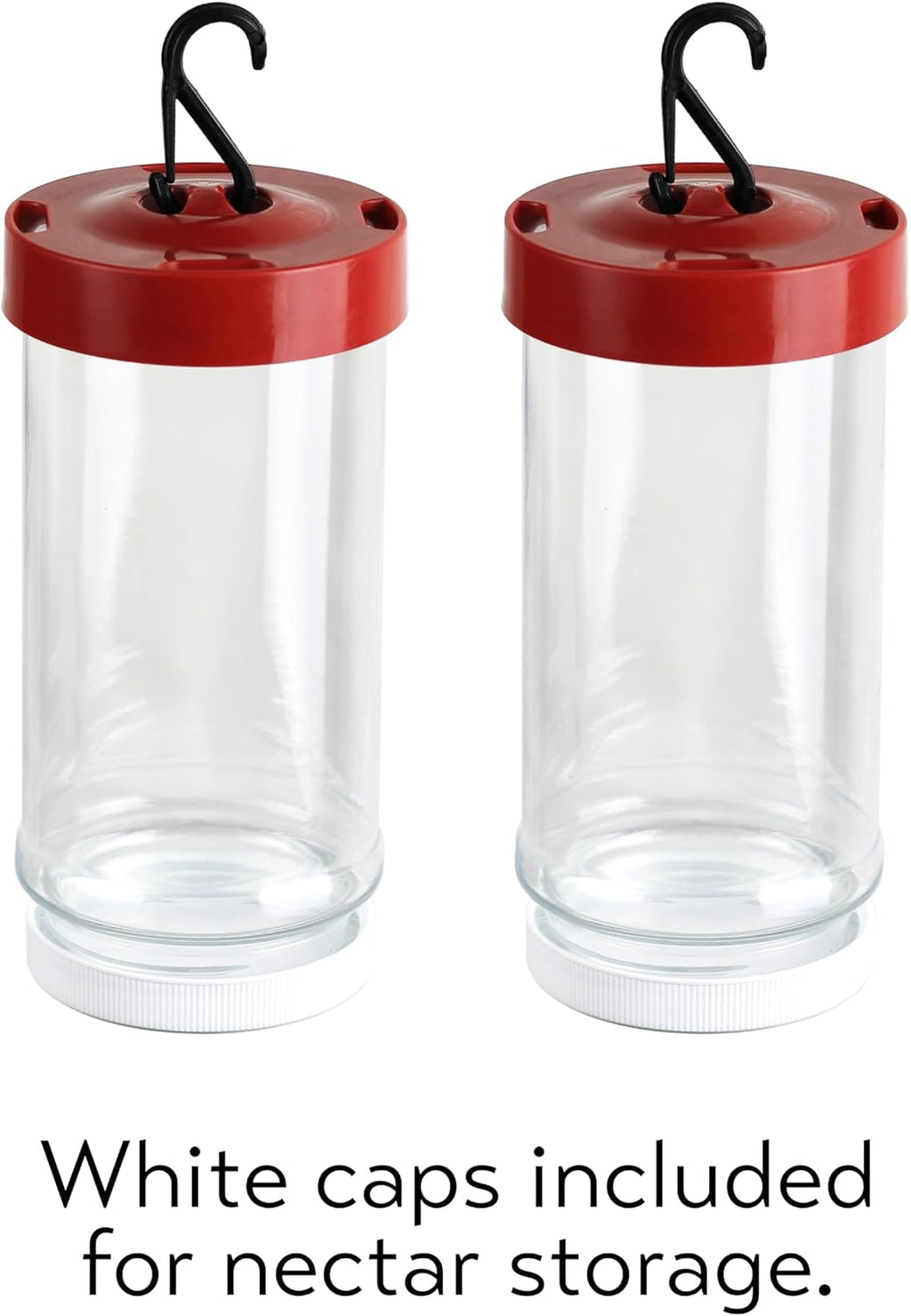 Replacement First Nature 16oz Plastic Bottle/Jar for Hummingbird Feeder #3051 (2) | Firsty Nature #3051 Compatible