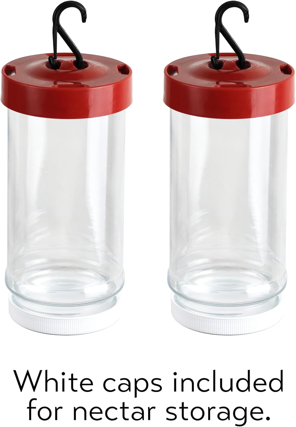 Replacement First Nature 16oz Plastic Bottle/Jar for Hummingbird Feeder #3051 (2) | Firsty Nature #3051 Compatible