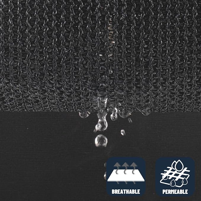 SUNNY GUARD Sun Shade Sail 7' X 13' Rectangle Graphite Grey UV Block Sunshade for Backyard Yard Deck Patio Garden Outdoor Activities and Facility(We Make Custom Size)
