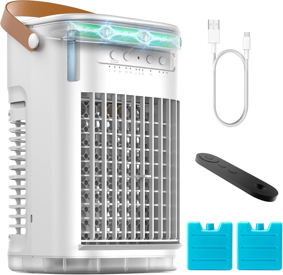 3-in-1 portable air conditioners, 5400mah built-in battery personal, main product view