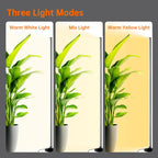 bstrip t10 vertical grow light, full spectrum plant, front angle view