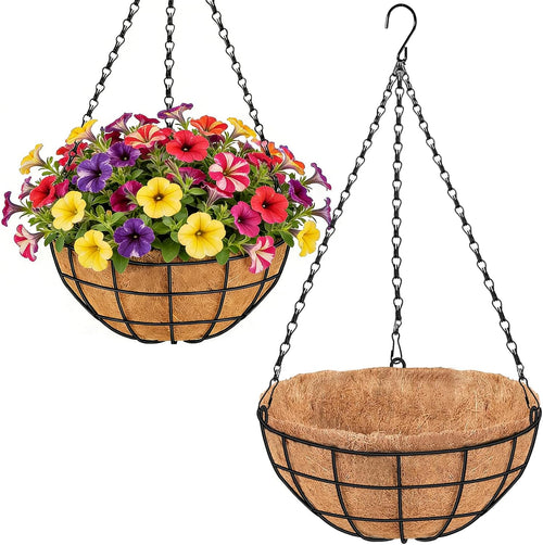 16 inch hanging planters for outdoor plants, 2, main product view
