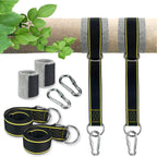 5FT Tree Swing Hanging Straps Kit with Tree Protector,2 Pack | Heavy Duty Carabiners Included. 5FT Hanging Straps Hold 1800 Lbs. Perfect For Tree Swings and Hammock