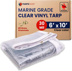 tarps now marine grade clear vinyl tarp, (6', main product view