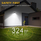 30W LED Wall Pack Light with Dusk to Dawn Sensor, 3600LM, 5000K Daylight, 120Vac Led Porch Lights, IP65 Waterproof Outdoor Security Lighting for Garage Warehouse Garden, ETL Certified, 6 Pack