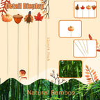 100pcs Fall Thanksgiving Cocktail Picks Pumpkins Maple Leaves Decorative Toothpicks for Appetizers Autumn 4.7 IN Bamboo Skewers Sticks for Fall Decorations Party Supplies(Turkey)