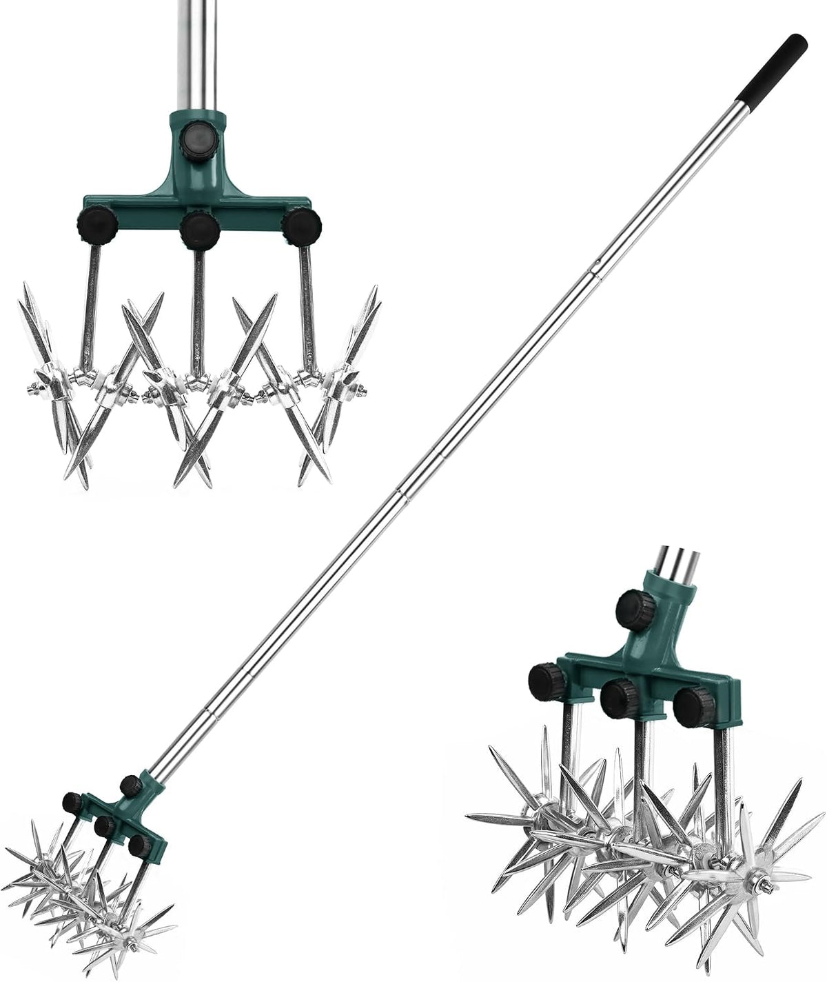 baraystus rotary cultivator garden rotary tiller adjustable stainless, main product view