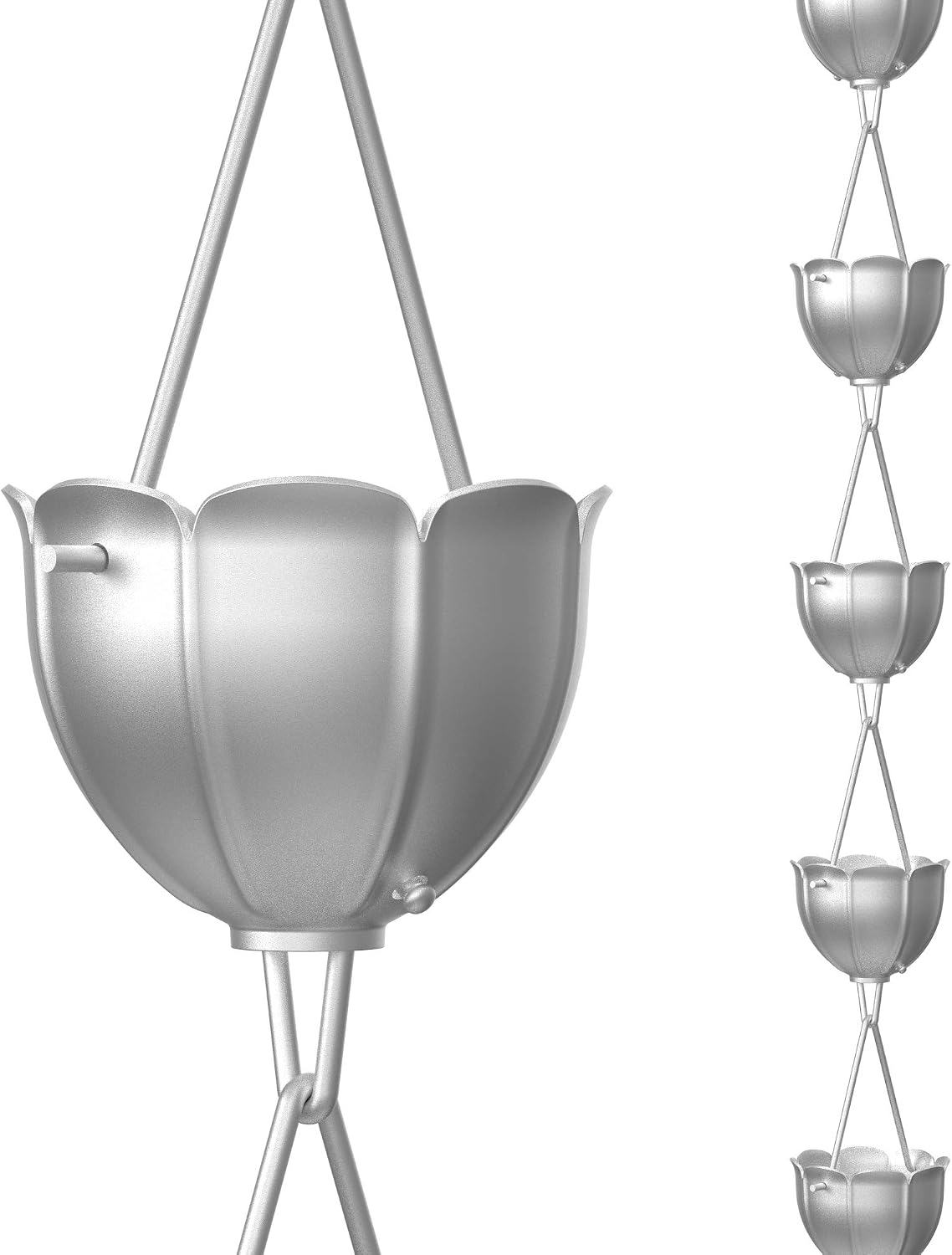 rain chains direct orchid rain chain, 8.5 feet, main product view