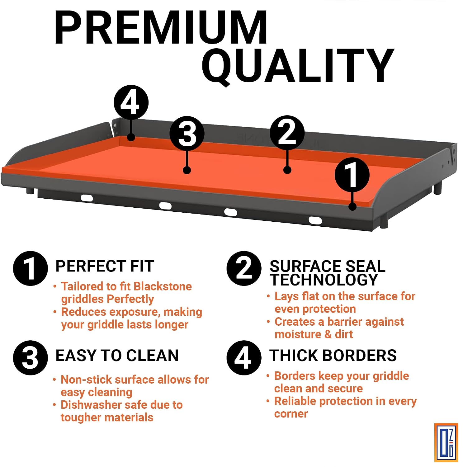 28" XL Premium Silicone Griddle Mat for Blackstone 28 Inch XL Grill, Heavy Duty Food Grade Silicone Griddle Cover, Keep Your Grill Clean and Rust-Free All Year Long