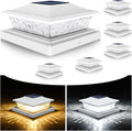 volisun solar post cap lights, 2 modes outdoor, main product view