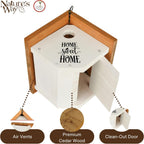 Wild Wings WWLH2-DECO Farmhouse Wren House, White