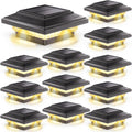 siedinlar 4x4 solar post cap lights 50 lumens, main product view