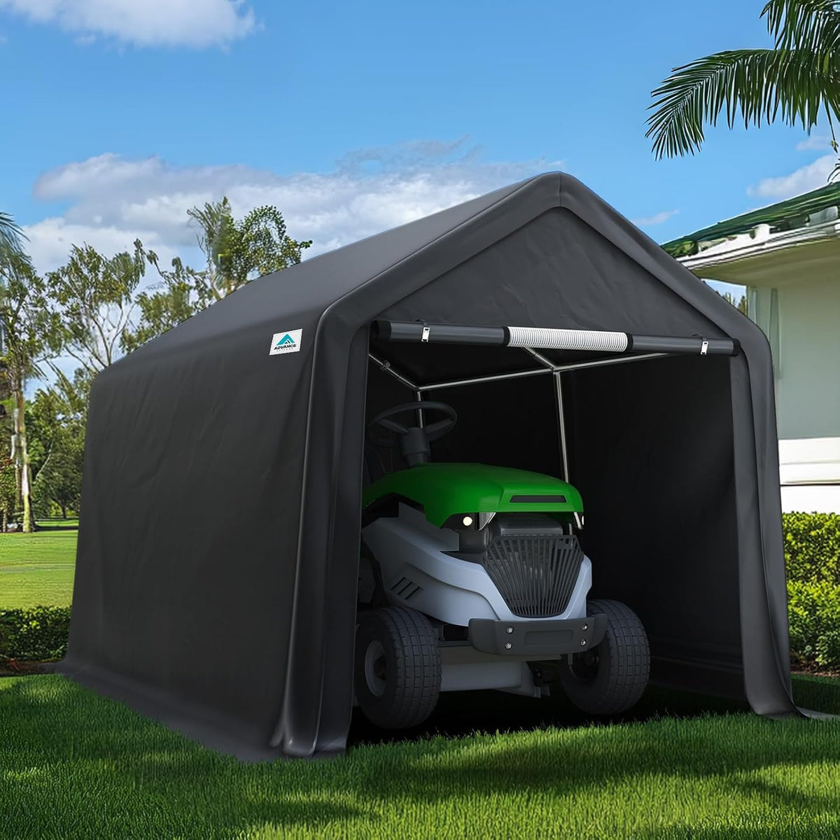advance outdoor 7x12 ft 2 roll up doors, main product view
