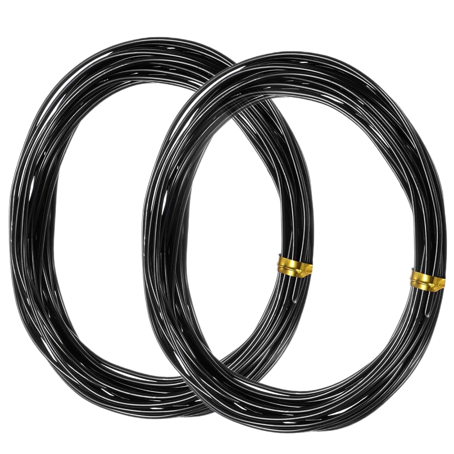 Bonsai Wire 2 Roll Black 1.5mm Aluminum Bonsai Training Wire for Fine Trunk | 2 Roll 65 Feet Total