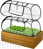 raised garden bed foldable clear pvc greenhouse covers, main product view